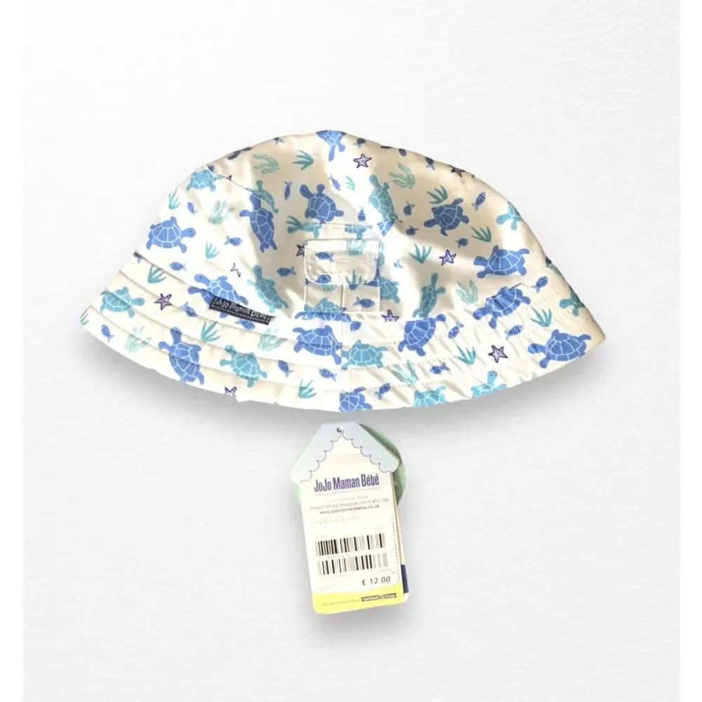 NWT JoJo Maman Bebe Bucket Sunhat, 12-18 Months